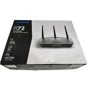 Linksys R72 EA7200 Max-Stream AC1750 Dual-Band WiFi 5 Gigabit Router‎ 1.7Gbps